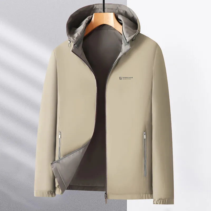 Waterproof Leather Biker Jacket