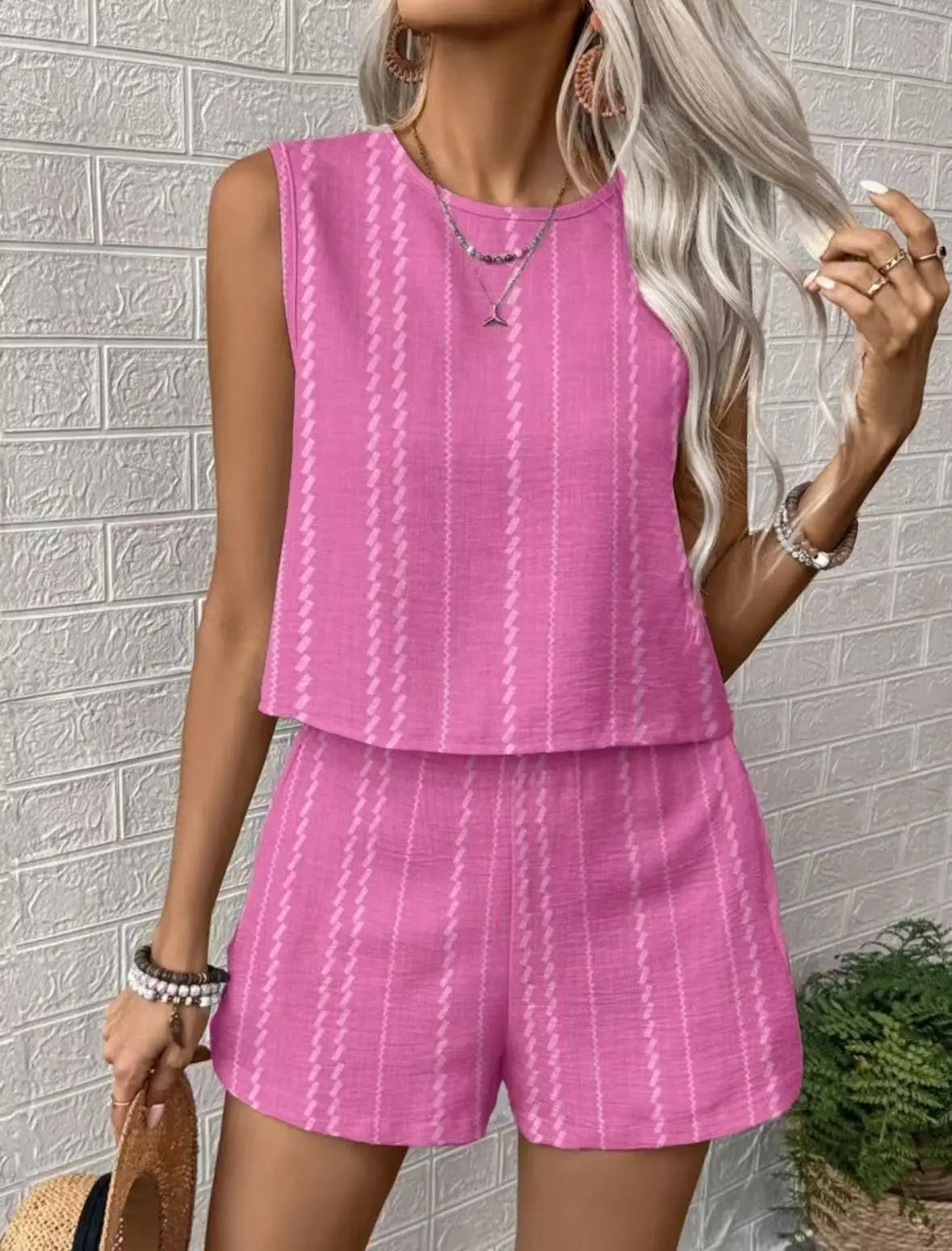 Lightweight Athletic Shorts and Vest Set