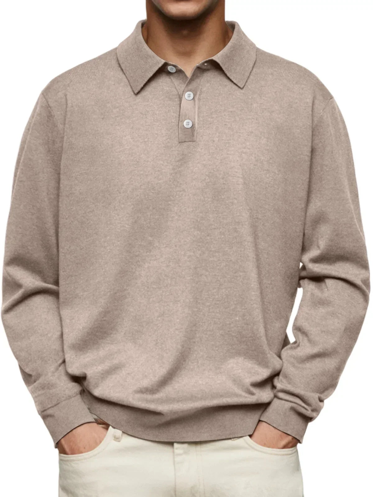 Casual Loose Fit Men's Polo Shirt