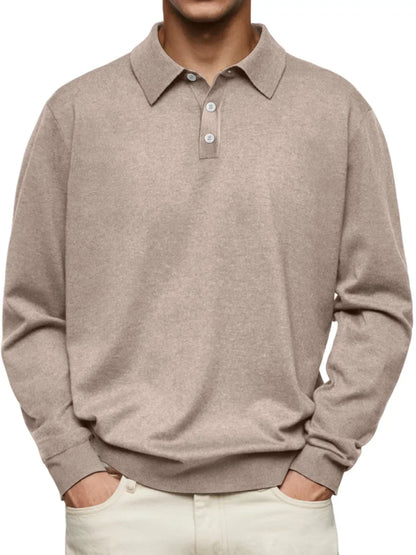 Casual Loose Fit Men's Polo Shirt