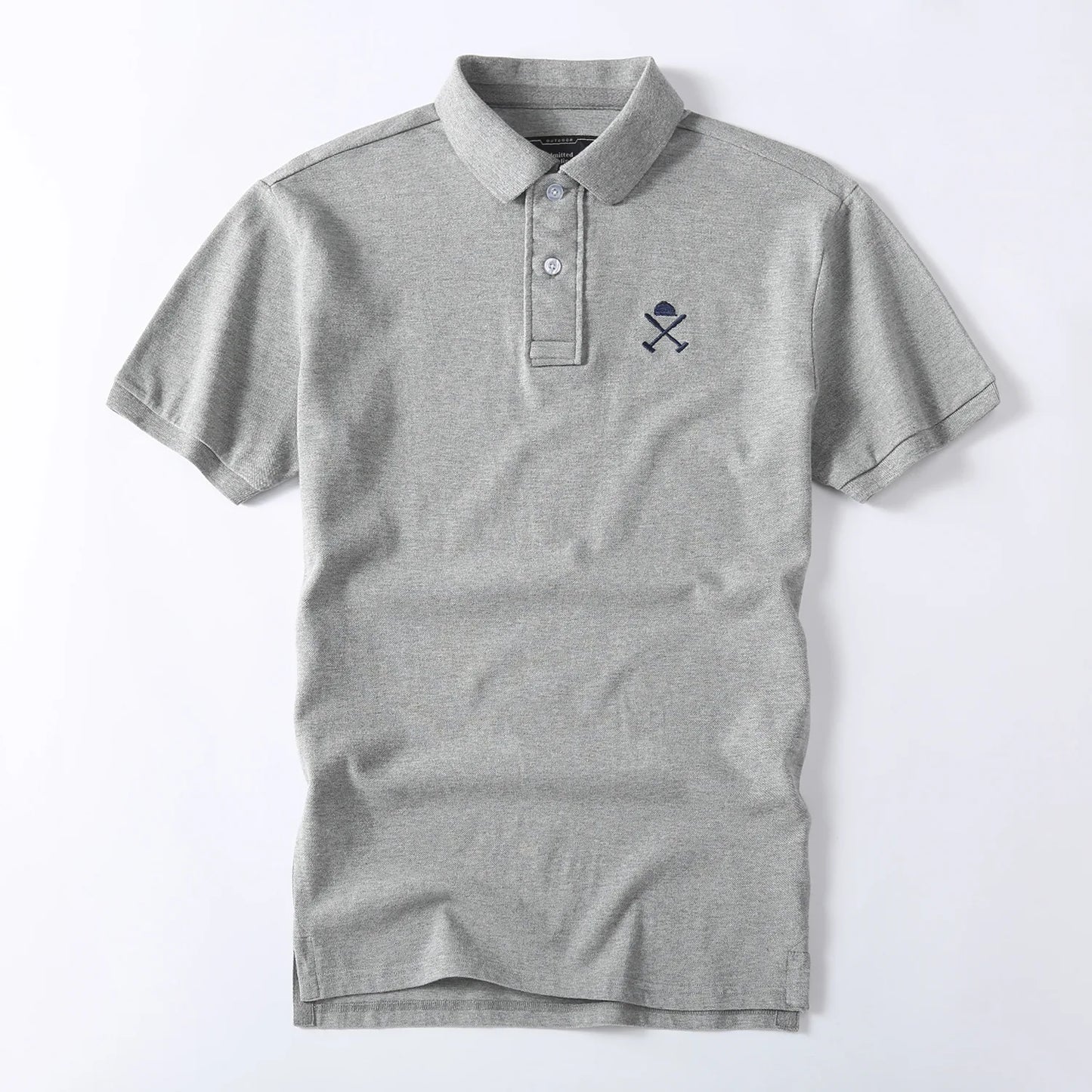 Breathable camouflage Mens Short Sleeve Polo Shirt