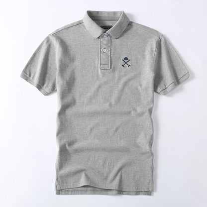Breathable camouflage Mens Short Sleeve Polo Shirt