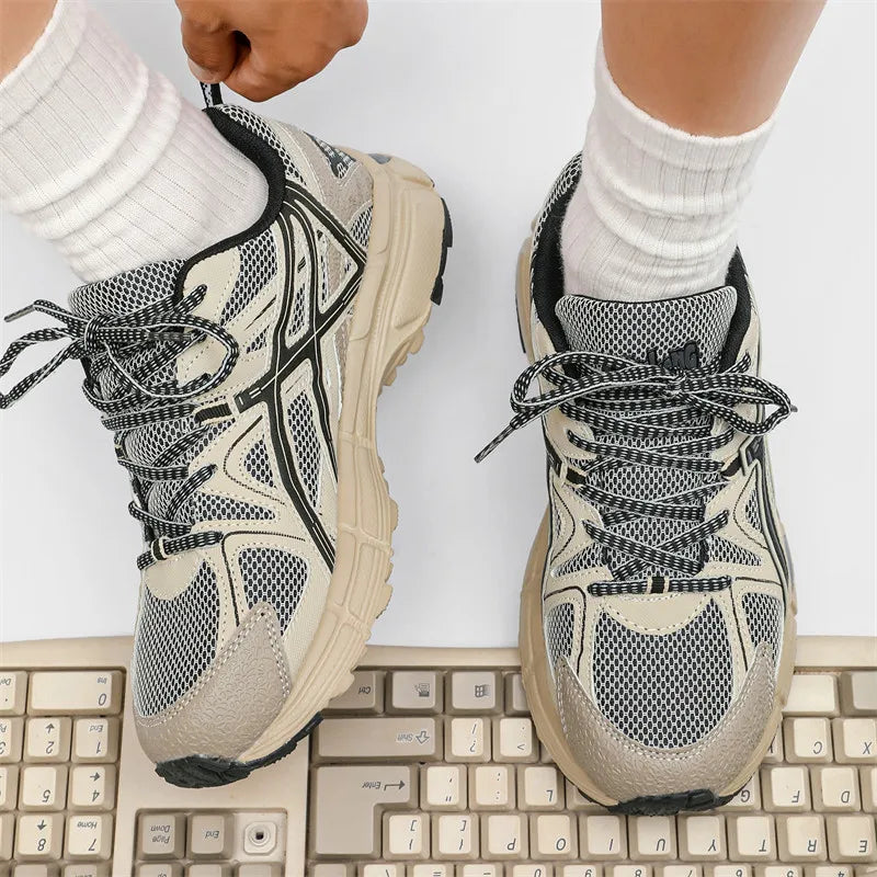 Men's Breathable Athletic Running Sneakers