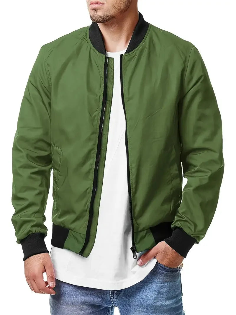 Women's Fashion Bomber Jacket Casual Outerwear