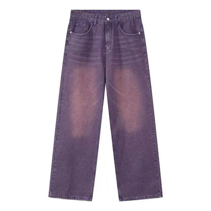Comfortable Loose Fit Ripped Mens Vintage Jeans