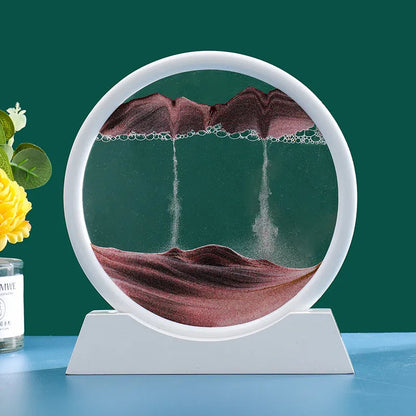Beautiful Hourglass Timer With Colorful Sand