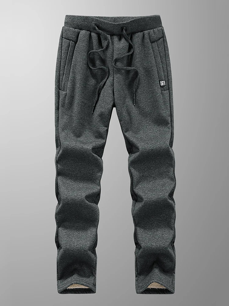 Soft Mens Fleece Sweatpants with Zip Pockets