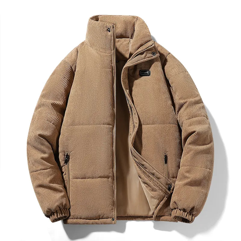 Waterproof Men's Insulated Padded Parka Jacket