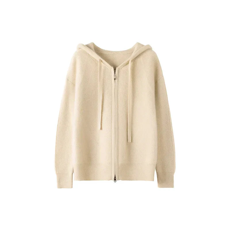Pura Merino Wool Hooded Sweater