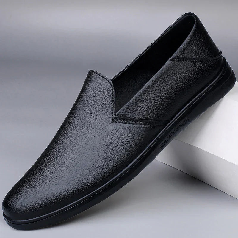 Authentic Luxury Leather Slip On Shoe
