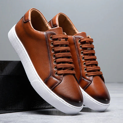 Authentic Real Leather Running Shoe