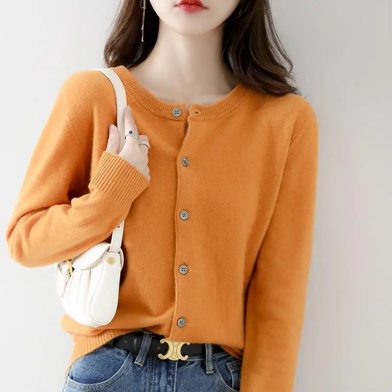 Soft Women's Open Front Cashmere Cardigan Sweater