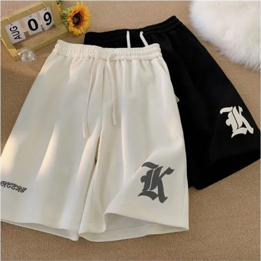 Big Graphic Casual Streetwear Shorts - OutfitLondon