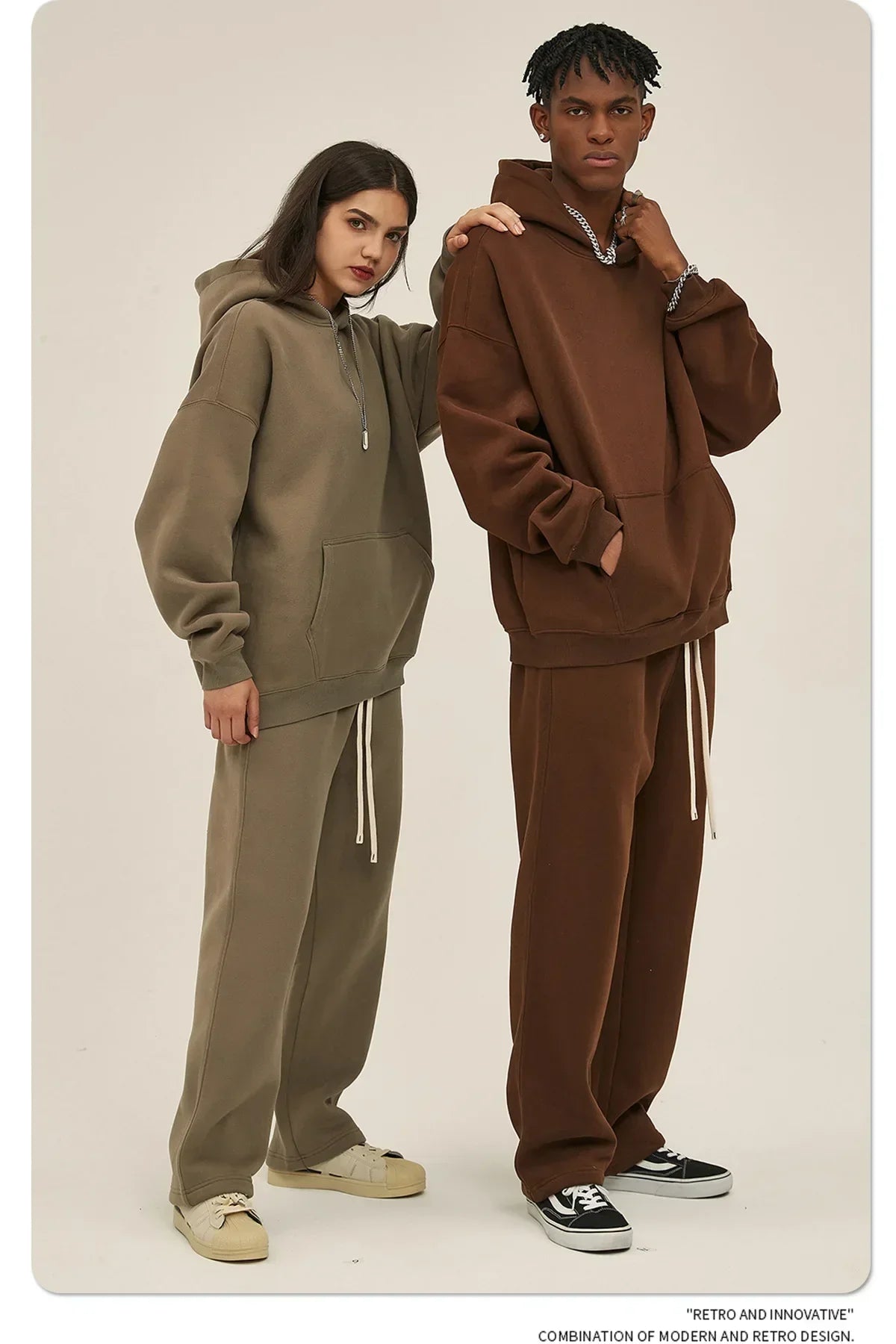 Cozy Men's Fleece Hoodie & Comfortable Sweatpants - OutfitLondon