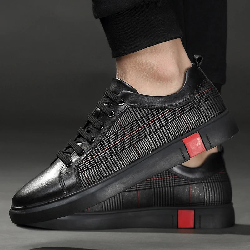 Classic Leather Mens Sneakers