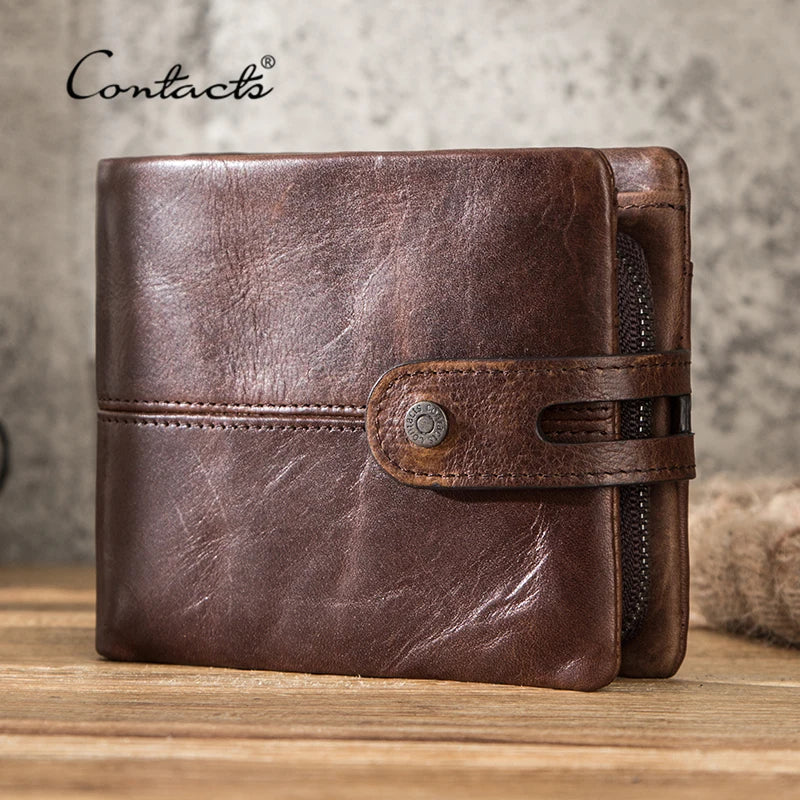 Classic Tan Genuine Leather Wallet - OutfitLondon