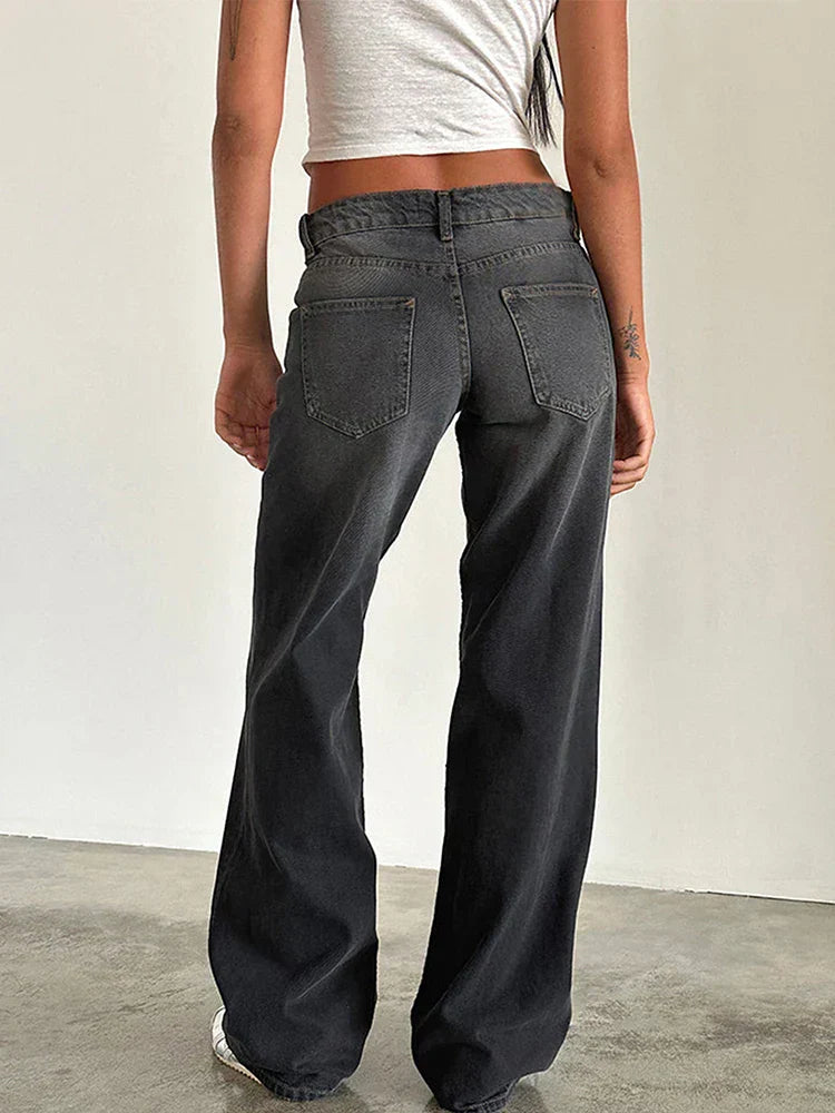 Relaxed Fit Classic Straight Jeans