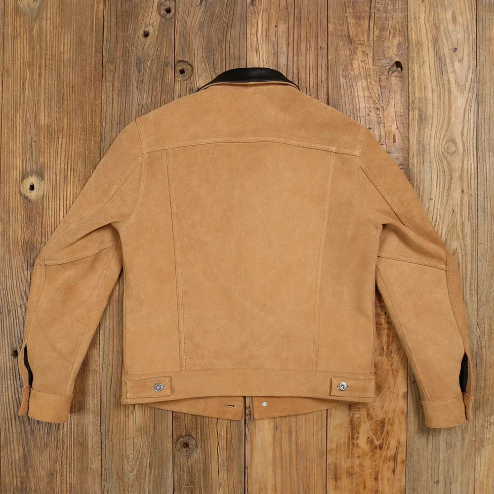 Soft Leather Bomber Jacket