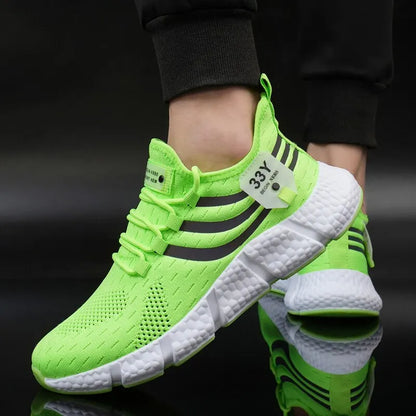 Breathable Black Running Shoes