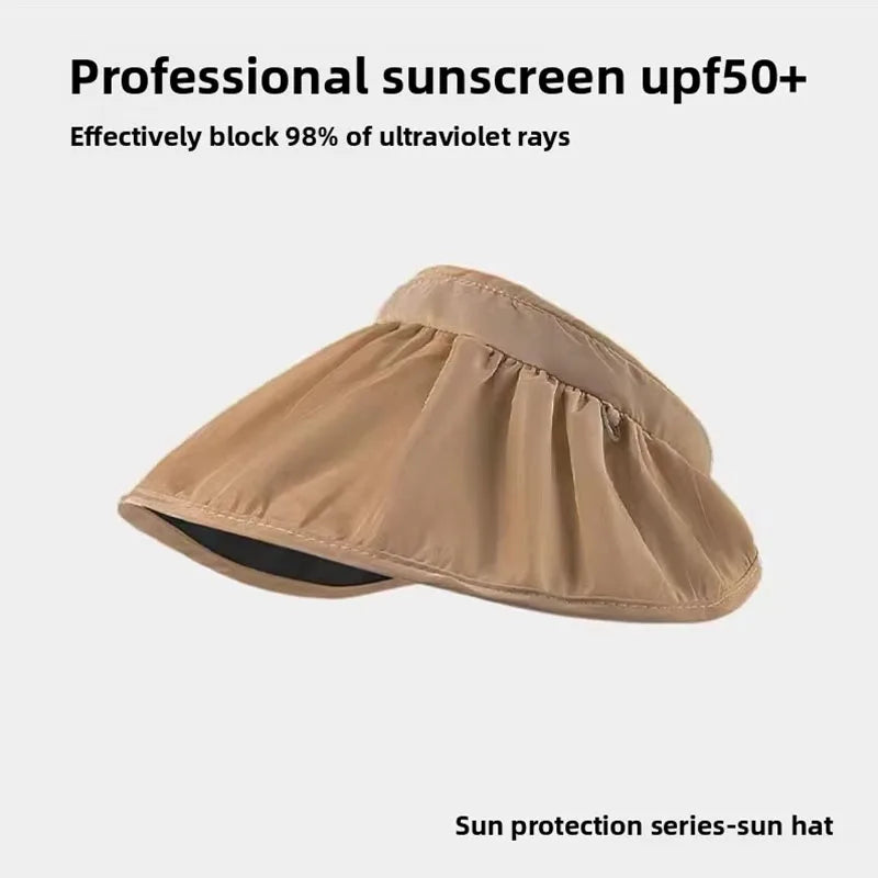 Foldable Wide Brim Sun Safe Hat
