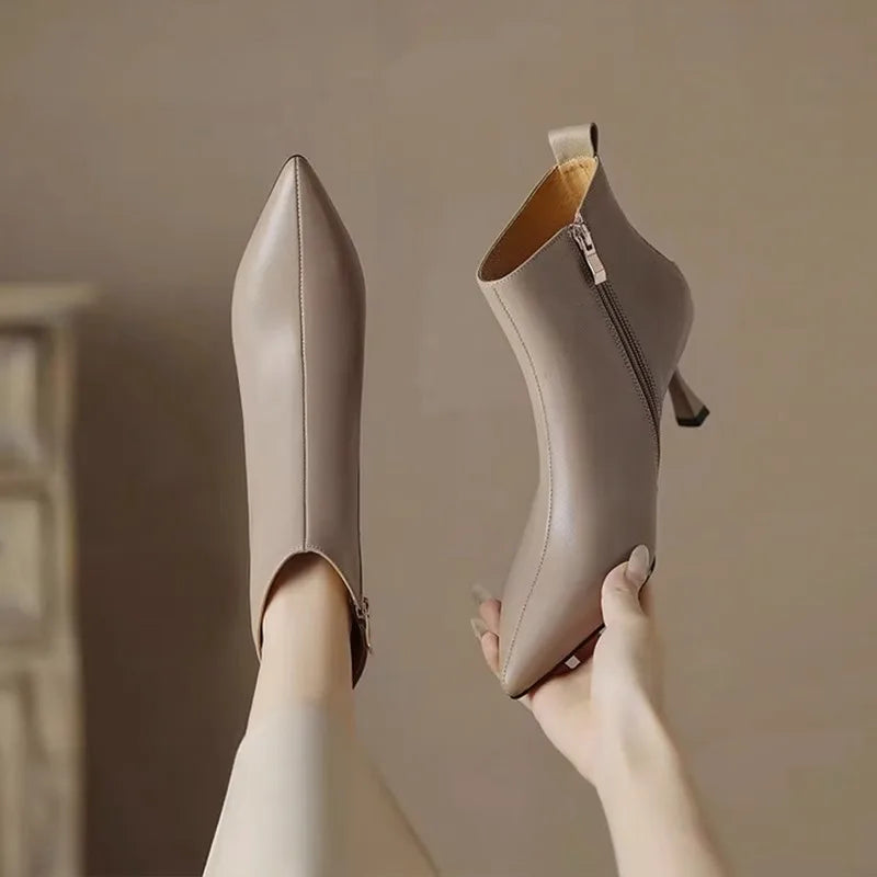Stylish Cat Ankle Boots