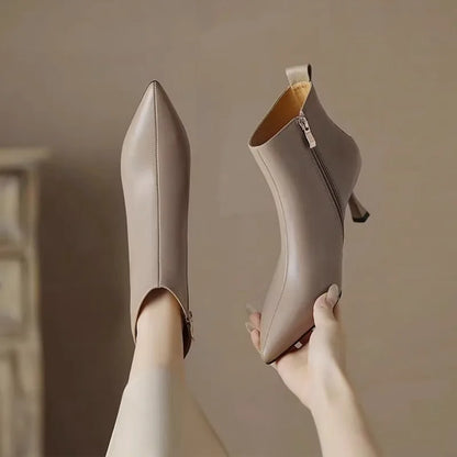 Stylish Cat Ankle Boots