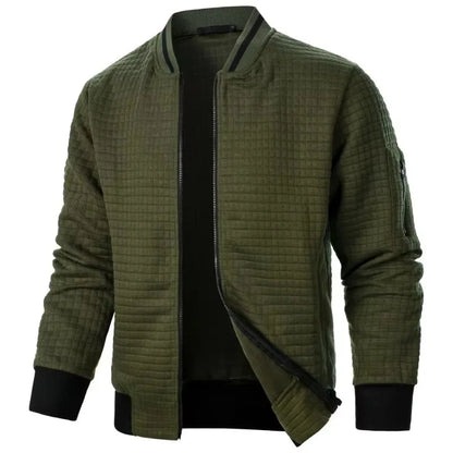 Vintage Style Zipper Athletic Jacket