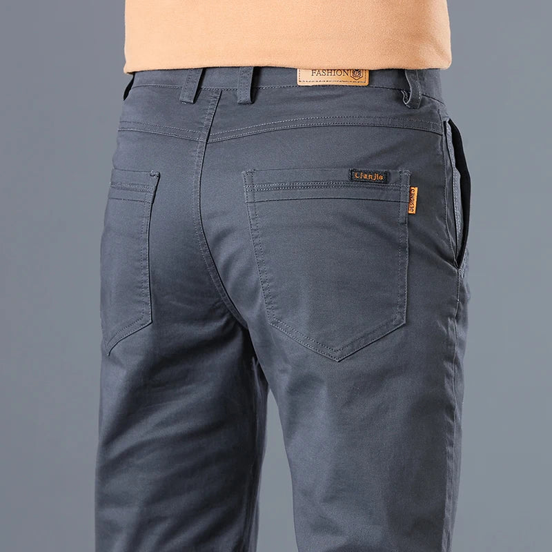 Slim Fit Business Dress Pants for Men