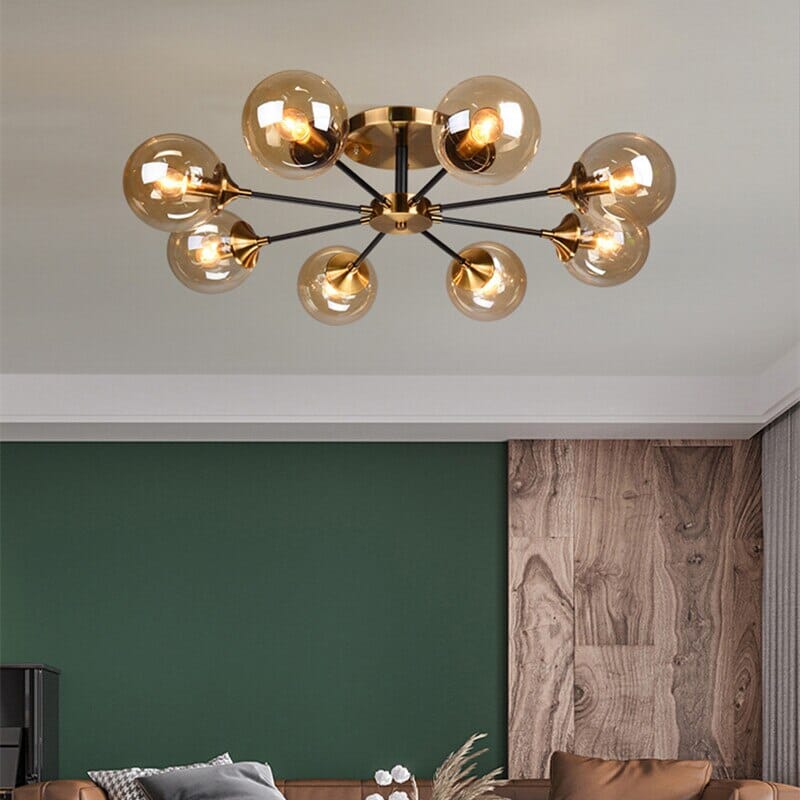 Stylish Emerald Hanging Lamp