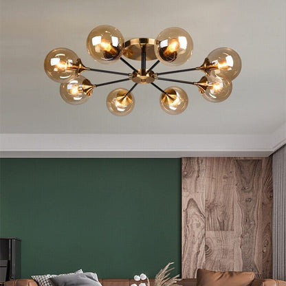 Stylish Emerald Hanging Lamp