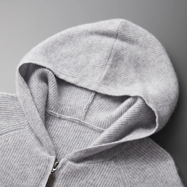 Premium Men's Cashmere Hooded Vest