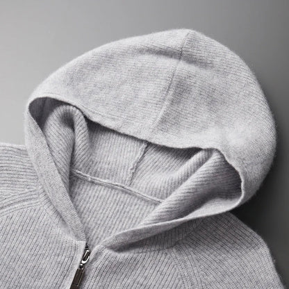 Premium Men's Cashmere Hooded Vest
