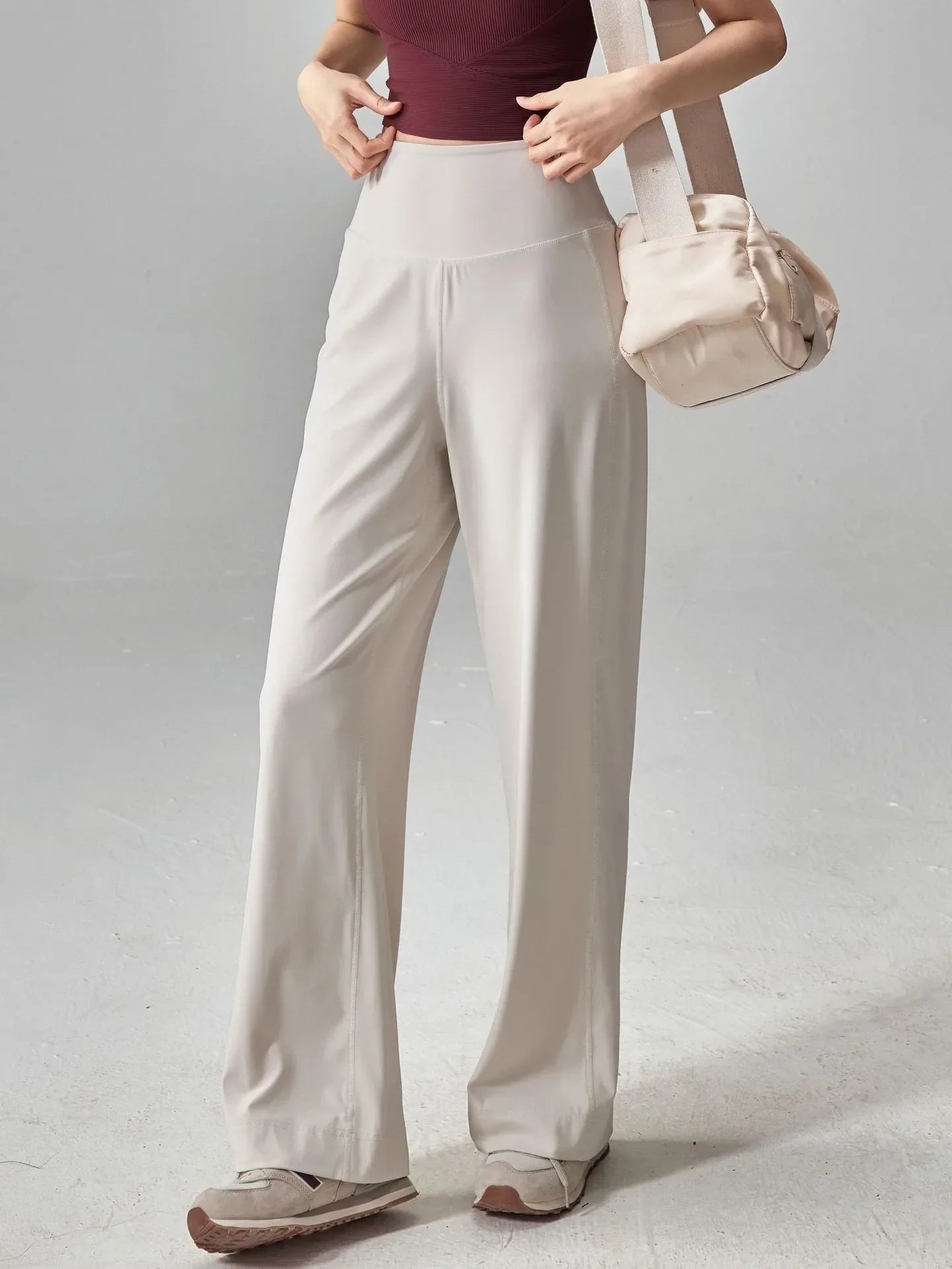 Soft Stretchy Sweatpants with Side Pockets