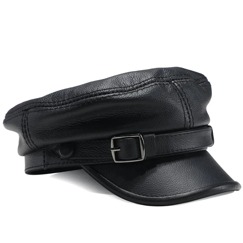 Timeless Black Military Hat - Adjustable Size