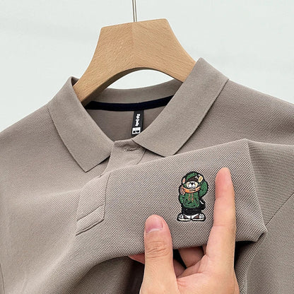 Relaxed Fit Mens Classic Polo Tee Shirt