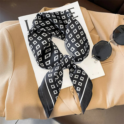Warm Plaid Women's Scarf Neck Wrap Accessory