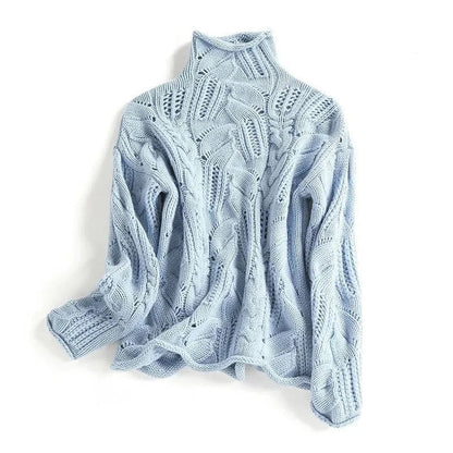 Cozy Cable Knit Turtleneck Sweater