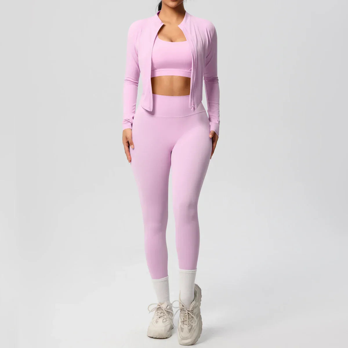 Athletic 3-Piece Workout Set for Ladies