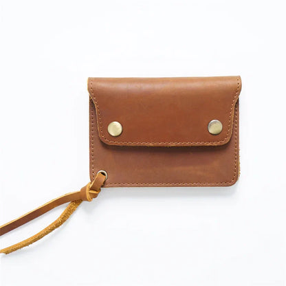 Traditional Tan Genuine Leather Wallet