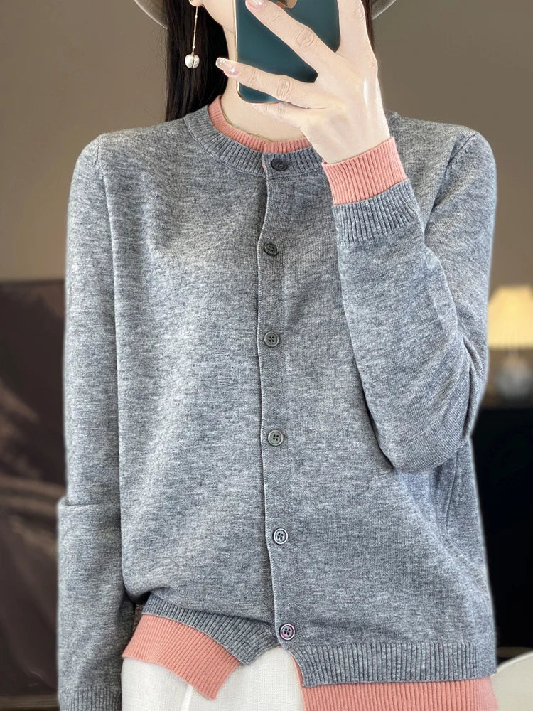 Lightweight Pastel Open Cardigan Sweater for Women