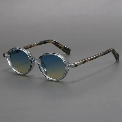 Carter Vintage Round Sunglasses Polarized TR90 Frame