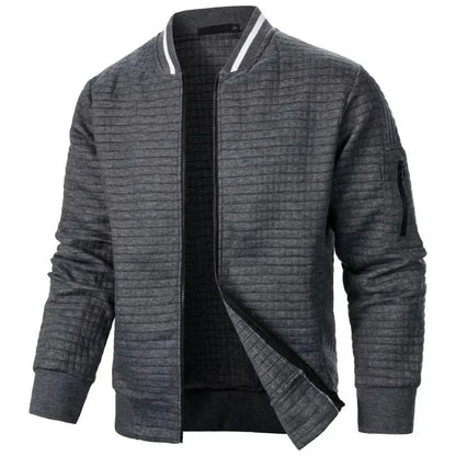 Vintage Style Zipper Athletic Jacket