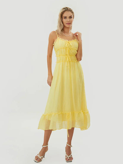 Women's Lace Frill Dress