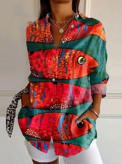 Pretty Floral Ladies Casual Top