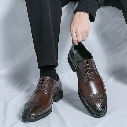 Authentic Luxury Leather Brogues - OutfitLondon
