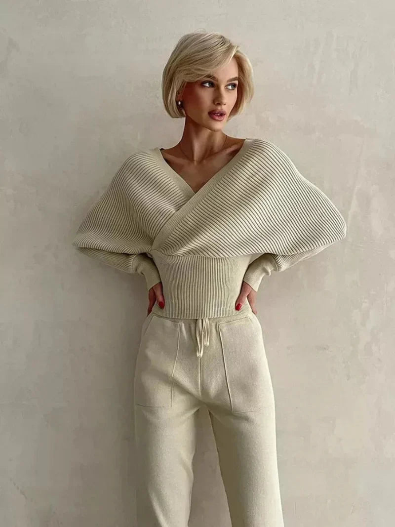 Women's V-Neck Pullover Sweater