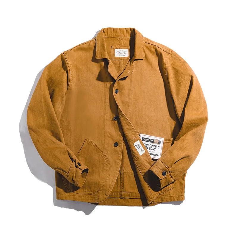 Mens Classic Bomber Jacket - Practical Multi Pocket Coat