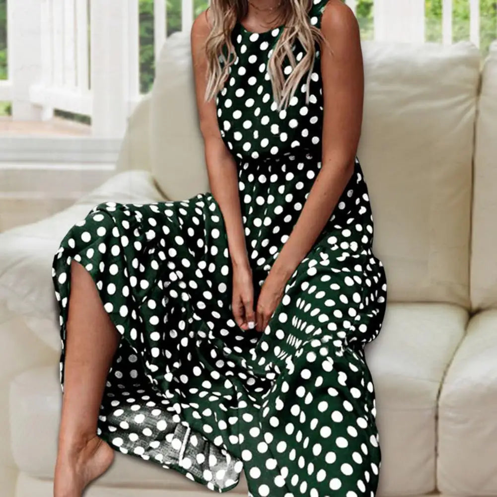 Relaxed Fit Floral Long Dress for Ladies
