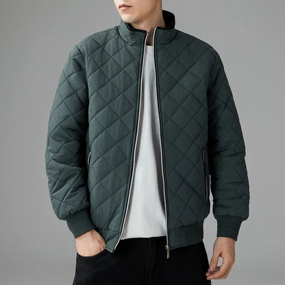 Men's Padded Quilted Jacket High Performance Insulation Zipper - OutfitLondon