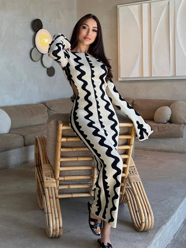 Women's Elegant Long Evening Gown Dress - OutfitLondon